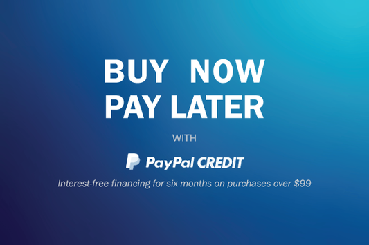 PayPal Payment Options Now Available