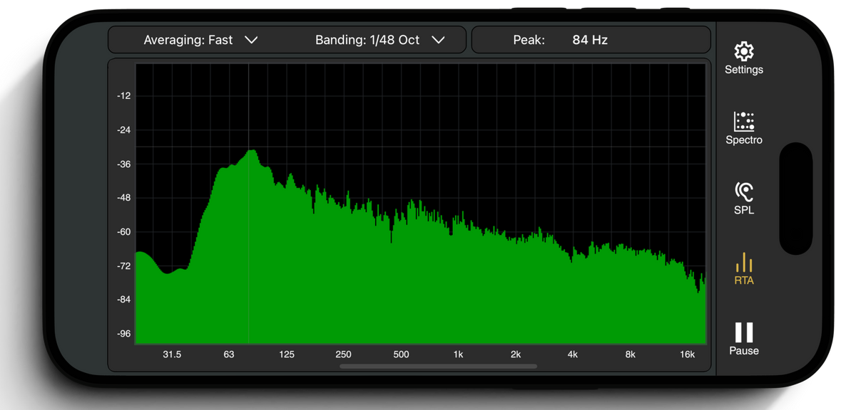 Smaart RTA Mobile App Page – Rational Acoustics